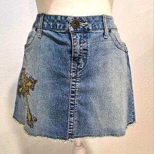 YMI Denim Mini Skirt Blue Sz 11